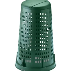 Trespolo portarifiuti con coperchio Stefanplast 100 l verde