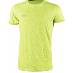 T-shirt da lavoro slim fit giallo tg. L