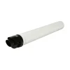 Tubo terminale coassiale per caldaia Baxi Ø 60-100 mm bianco