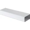 Tubo canalizzazione rettangolare 120 mm x 60 mm x 1000 mm