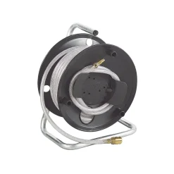 Tubo per aria compressore in PVC armato Ø 6x11 20 m con arrotolatore