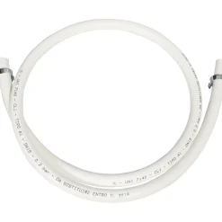 Tubo per gas metano Ø 13 mm 1,5 m con fascette