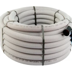 Tubo pieghevole portacavo in HDPE doppia parete Ø 40 mm grigio 25 m
