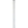 Tubo smaltato lineare porcellanato bianco L 100 cm Ø 12 cm