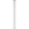 Tubo smaltato lineare porcellanato bianco L 100 cm Ø 10 cm