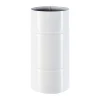 Tubo smaltato lineare porcellanato bianco L 25 cm Ø 10 cm