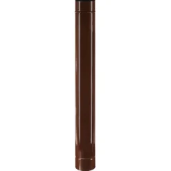 Tubo smaltato lineare porcellanato marrone L 100 cm Ø 12 cm