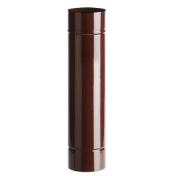 Tubo smaltato lineare porcellanato marrone L 50 cm Ø 10 cm