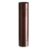 Tubo smaltato lineare porcellanato marrone L 50 cm Ø 12 cm