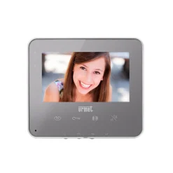 URMET Cover frontale color alluminio per videocitofono