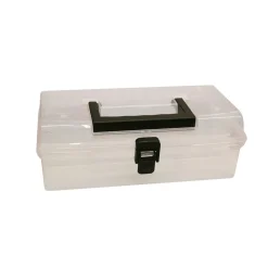 Valigetta plastica trasparente 245 x 135 x 85 mm
