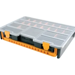 Valigetta portaminuteria L 443x P 317 x H 80 mm con coperchio trasparente