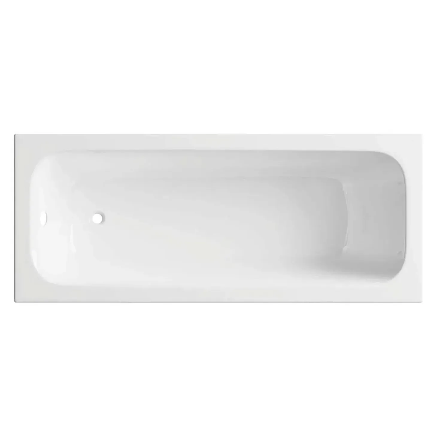 Vasca da bagno da incasso rettangolare Cabaiguán 170 cm bianco in acrilico