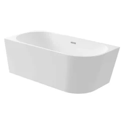 Vasca da bagno Limonar 140 cm sinistra angolare/freestanding bianco in acrilico