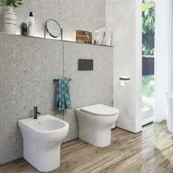 Vaso wc Sara filo muro bianco