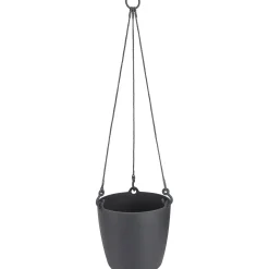 Vaso Brussels da appendere antracite 18 cm
