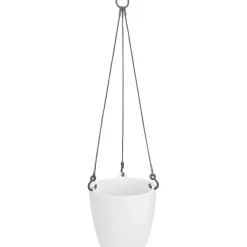 Vaso Brussels da appendere bianco 18 cm