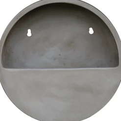 Vaso da appendere in Fiberstone 31x31x9 cm beige