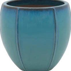 Vaso da esterno blu 33 x 31 cm