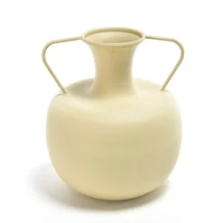 Vaso in metallo Ø20xH24 cm nero