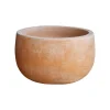 Vaso in terracotta rotondo 20x20x11 cm