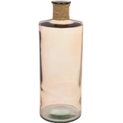 Vaso in vetro Rotang Ø42 cm rosa antico