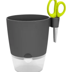 Vaso per erbe aromatiche Elho Brussels All-in 1 Ø 13x22 cm antracite