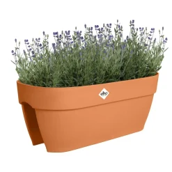 Vaso per fiori Elho Vibia Campana Flower Bridge Ø26xH22 cm marrone