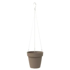 Vaso per piante da appendere Mymood Air 20 cm beige plastica riciclata