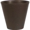 Vaso per piante Eco Wood in plastica Ø 30 cm caffè