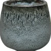 Vaso per piante in ceramica 14x14 cm nero