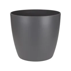 Vaso per piante rotondo Elho Brussels Mini Ø 12,5 antracite