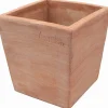 Vaso Quadro Moderne in terracotta artigianale 30x30x30 cm