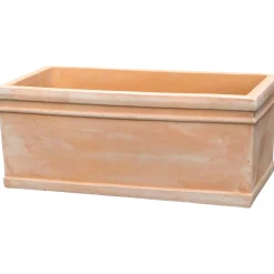 Vaso rettangolare CHI 56x28,5x21,5 cm terracotta
