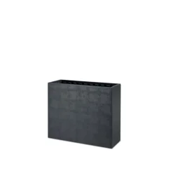 Vaso Swingmood in plastica con ruote 70 cm grigio notte