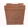 Vaso terracotta quadrato "Welcome" 19x19x18 cm