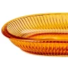 Vassoio in vetro Jewel ambra