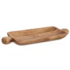 Vassoio rettangolare in legno di paulownia Aimi 40x15 cm