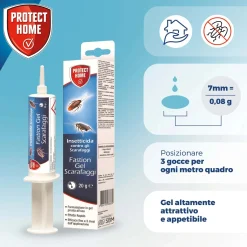 Veleno scarafaggi Protect Home Fastion Gel 20 g