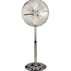 Ventilatore a piantana DCG 4 pale Ø 40 cm cromo