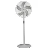 Ventilatore a piantana 5 pale Ø 40 cm bianco