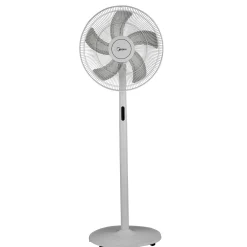 Ventilatore a piantana 5 pale Ø 40 cm bianco