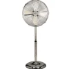 Ventilatore a piantana 4 pale Ø 50 cm cromo