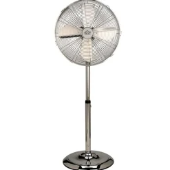 Ventilatore a piantana 4 pale Ø 50 cm cromo