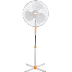 Ventilatore a piantana 3 velocità Vinco Ø 40 cm 40W H125 cm