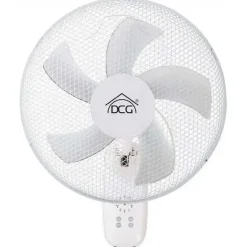 Ventilatore da parete DCG 5 pale Ø 40 cm nero