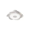 Ventilatore da soffitto con luce LED 24W Flower ventilatore 24W bianco