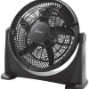 Ventilatore da terra 5 pale Ø 40 cm nero