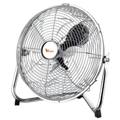Ventilatore da terra Vinco 3 pale Ø 30 cm cromo