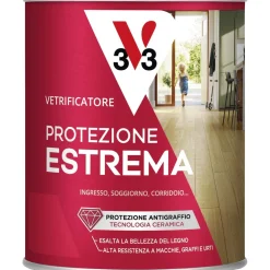 Vetrificatore parquet incolore satinato protezione estrema 0,75 lt